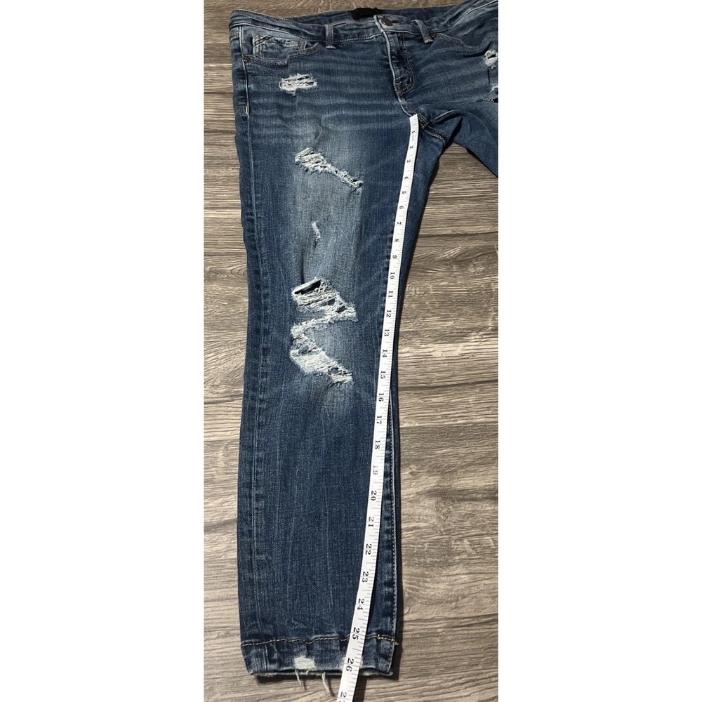 Buckle Black Fit No. 53 Skinny Stretch Mid Rise Distressed Jeans SZ 30 (32x26) - Picture 9 of 16